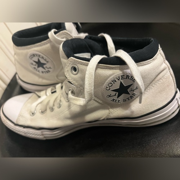 Converse Chuck Taylor All Star High Street White/Black 155469C Shoes 11 M, 13-W - Picture 6 of 10